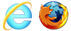 Web browser logos